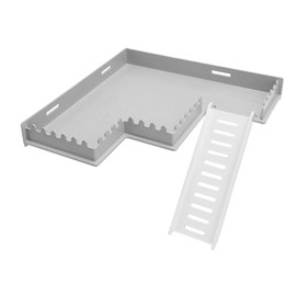 PenRux Hamster Standing Platform, Harmless Activity Space Hamster Cage Platform Interesting Safe Stable Easy Installation for Guinea Pig (M Type)