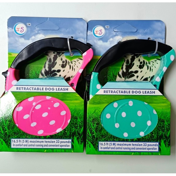 Retractable Dog Leash Lead 5 m, Walking Lead Extendable Leash