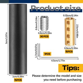 Relaxweex 15 Sets Underground Wire Splice Kit Suit for Wire Under 12 Awg Amp Splicing Quick Wiring Connection Nut Kit Terminal with Shrink Tubes and Screws Circuit Connector(80V)