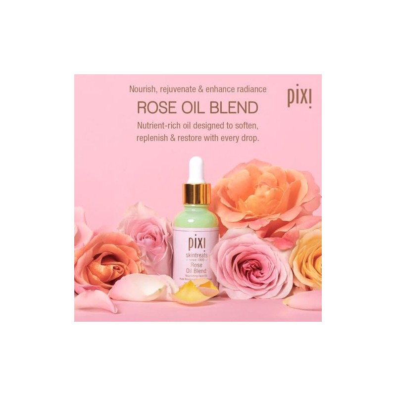 Pixi Beauty Rose Oil Blend Nourishing Face Oil with Rose