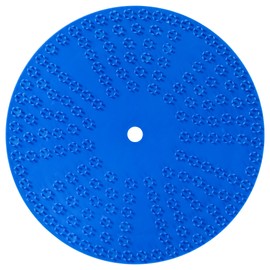 HHQ Drive Pad Holder fits on The Bottom of Oreck Orbiter, Bissell BGEM9000 Floor Machines, Round Plastic with Teeth, Sturdy and Durable