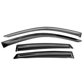 SDZ F&R Out Channel Window Visor Sun Shade Rain Wind Guard Fit 23-Up Acura Integra