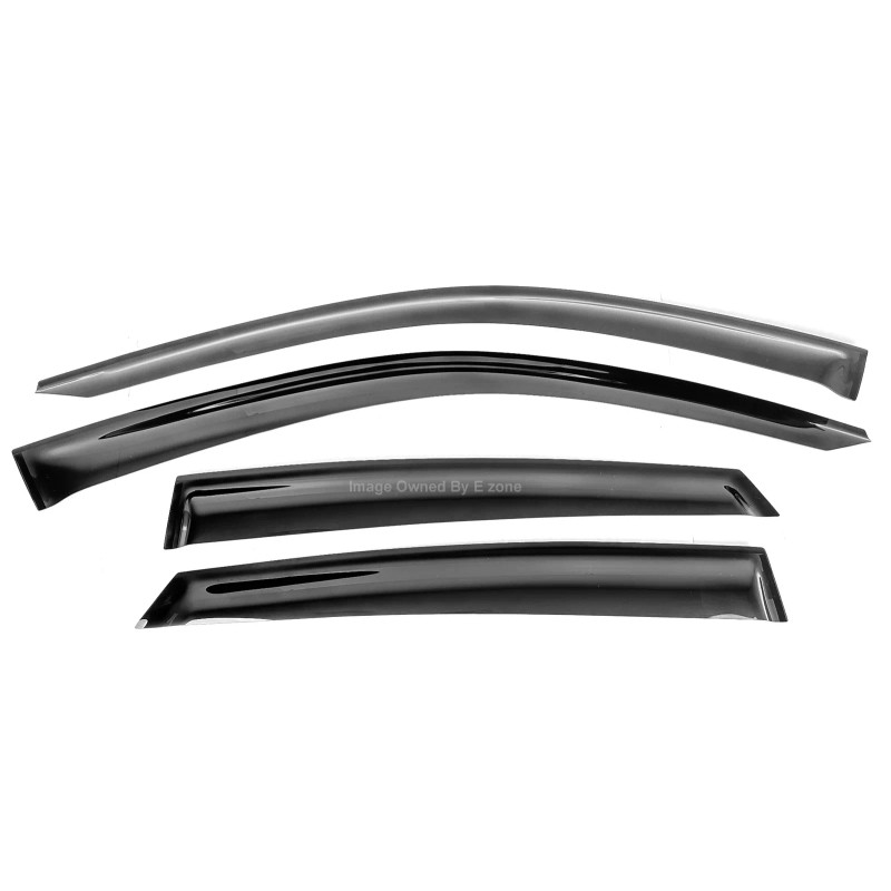 SDZ F&R Out Channel Window Visor Sun Shade Rain Wind