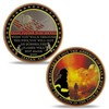 Firefighters Challenge Coin God Bless Fireman's Coin Gift