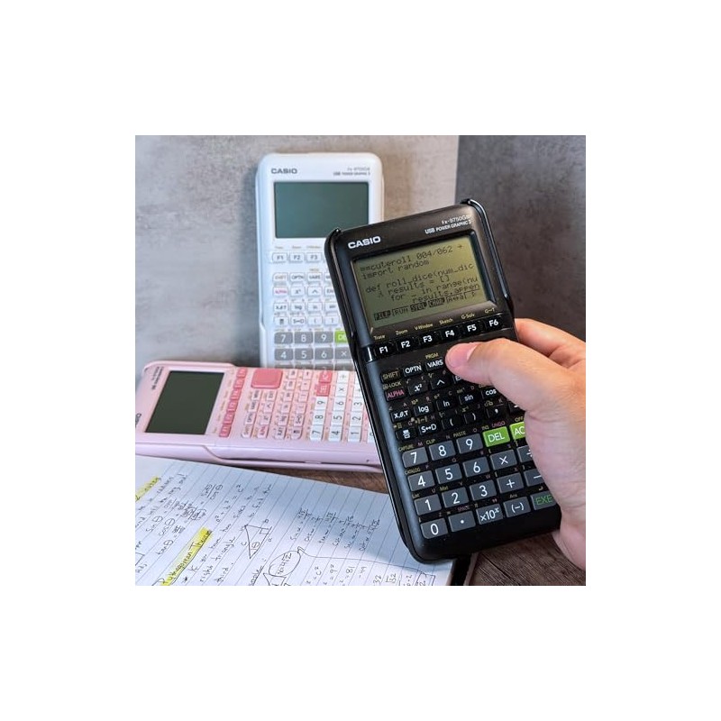 Casio fx-9750GIII Graphing Calculator | Natural Textbook Display | Python