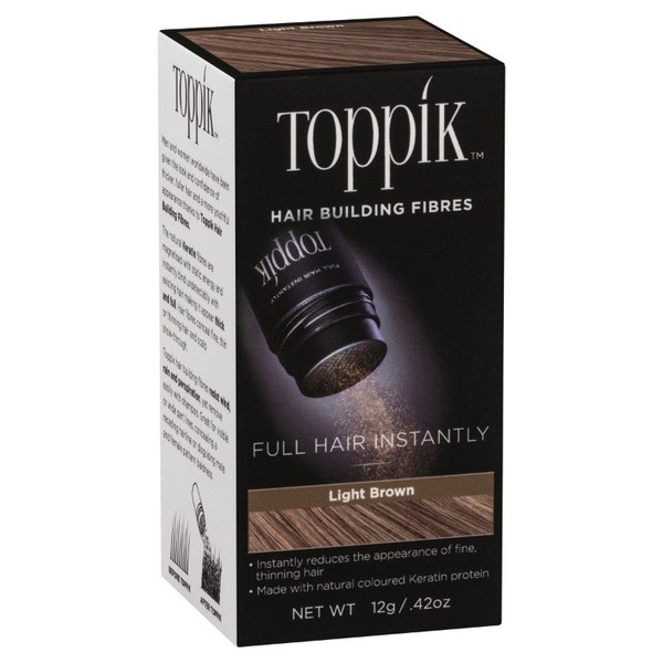 Toppik Hair Building Fibres Light Brown 12g