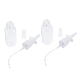Beavorty Portable Children's Nasal Wash Bottle Pot Sinus Rinse Plastic Nasal 2 Pack Cleaning Tools