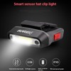 Rechargeable Motion Sensor Clip-on LED Cap Light with 100 Lumens