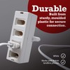 rhinocables BT Socket Adapter — Double 2-Way/Triple 3-Way/Quad 4-Way Splitter