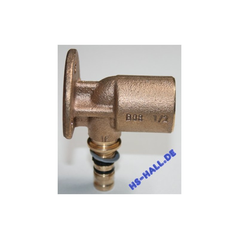 'Geberit Mepla Mixer Connector 16 x 1/2-Inch 52 mm Wall