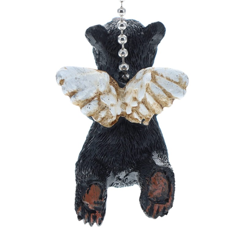 Top Brass Whimsical Angel Wing Bear Ceiling Fan Pull with