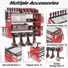 ODSNANIE Power Tool Organizer Wall Mount, 4 Layers Tool Storage