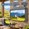 55-58 Inch Outdoor TV Cover, 600D Oxford Weatherproof Cover with