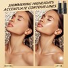 Highlighter Makeup Contour Stick, Highlighter Contour Bronzer Wand, Face Brightens
