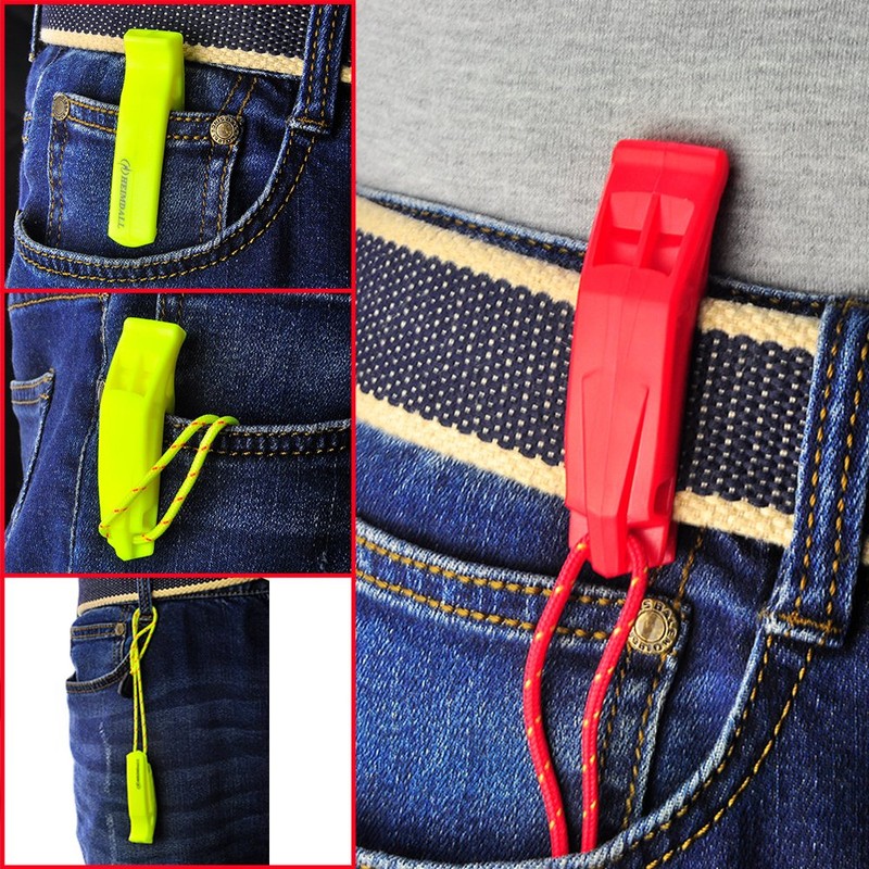 HEIMDALL Emergency Whistle with Lanyard for Safety Boating Camping Hiking