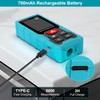 Kiprim 393ft Dual Laser Distance Measuring Tool LD120S, 120m Total