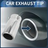 INFINAUTO Exhaust Tip Rear 1.5" - 3.1" Inlet 3.5" Outlet