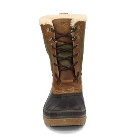 Sperry Mens Ice Bay Tall Boot Boots, Brown/Olive, 9.5