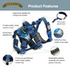Tail Blazers Anti-Escape Dog Harness. Adjustable No Pull, Reflective, Breathable,