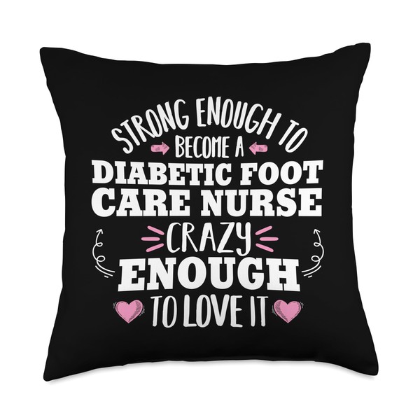 Strong Enough Diabetic Foot Care Nurse Nursing Educator RN Throw