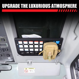 Tumukiw for INEOS Grenadier 2020-2024 Sunroof Multi-Function Rack, Co-Pilot Car Rooftop Cargo Carrier Sunroof Bag Holder Aluminum Alloy Interior Accessories(Right)