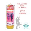 VELADORA MIEL DE AMOR | ATRACCIÓN, SEDUCCIÓN, VELA AROMÁTICA DE