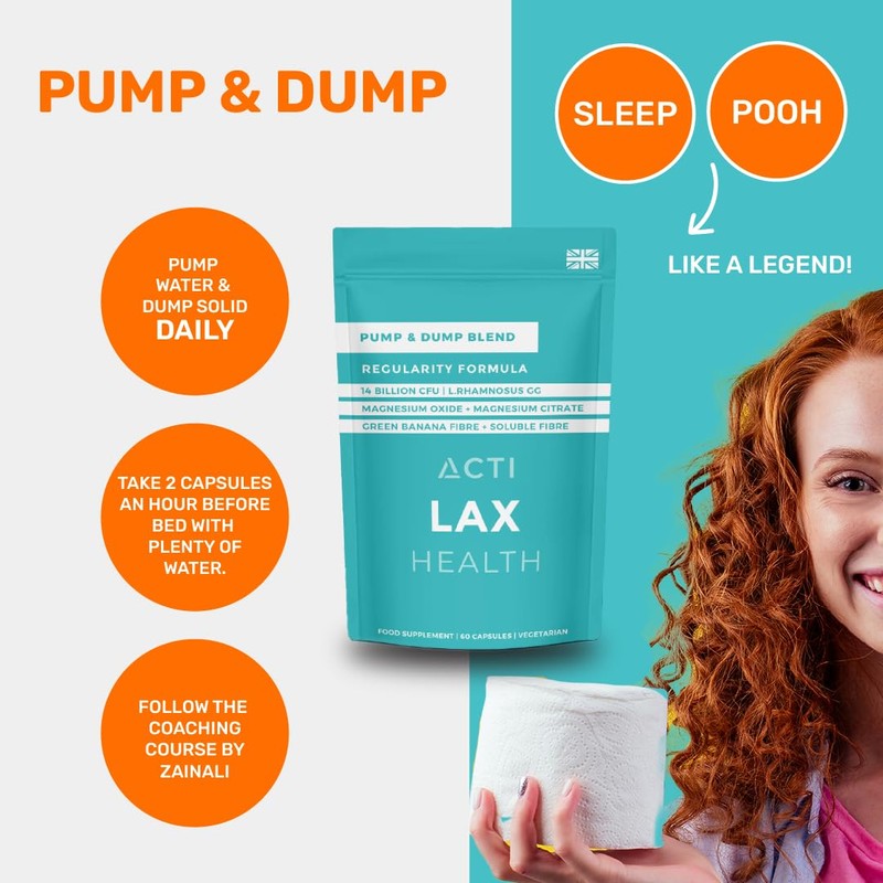 ACTI LAX – Magnesium & Probiotic Supplement | Natural Constipation