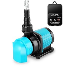 Bomba de agua DC 320GPH para acuario, nano de 20 a 50 g, sumergible, 24V 12W, plástico