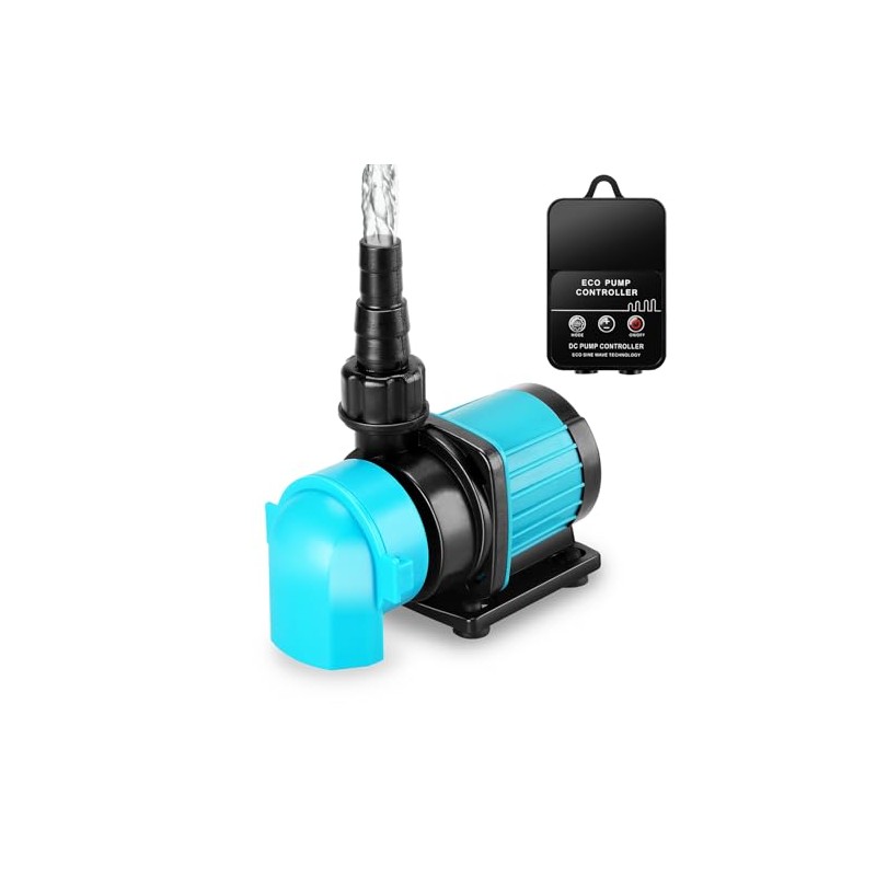 Bomba de agua DC 320GPH para acuario, nano de 20