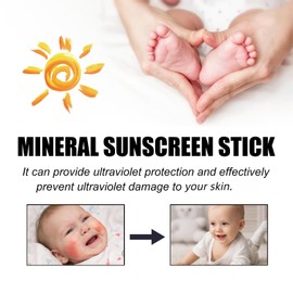 Suncream Stick for Sensitive Skin,Hydrating Roll-On Sunscreen SPF50+,Long-lasting Sun Cream Stick for Face & Body,Gentle Sun Protection with UVA/UVB Defense,Waterproof Suncream Sticks for Daily Use