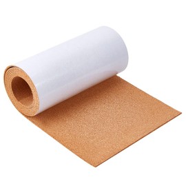 CRAFTYMELODY Adhesive Natural Cork Roll Cork Insulation Sheets with Adhesive Back 78.7x7.95 inch 2 mm Thick for Coaster Wall Decoration Party DIY Crafts Supplies Multipurpose for Home Office