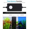 SEAOURA LED Aquarium Light, 24/7 Custom Timer, Power-Off Memory,7-Row LED