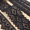 ZNZAKKA ZNZAKKA Lace Ribbon 8 Yards Black Lace Trim Cotton