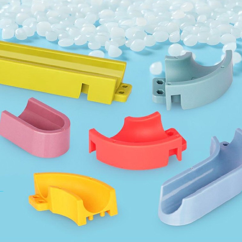 Shower Track Toy Cute Duckling Baby Bath Track Slide Toys