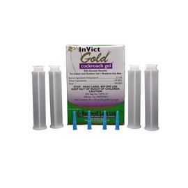 Rockwell Labs - InVict Gold Cockroach Gel 4 Tips, 4 plungers, 4 reservoirs