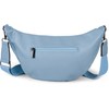 styleBREAKER Women's Half Moon Crossbody Shoulder Bag, Removable Adjustable Shoulder