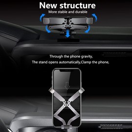 CHEAYAR Car Phone Holder,Car Phone Mount Tacoma, for All Mobile Phones,Phone Mount Dash Clip, Compatible with Tacoma 2015 2016 2017 2018 2019 2020 2021 2022 2023