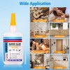 Super Glue for Woodwork with Anti Clog Cap. 6 x