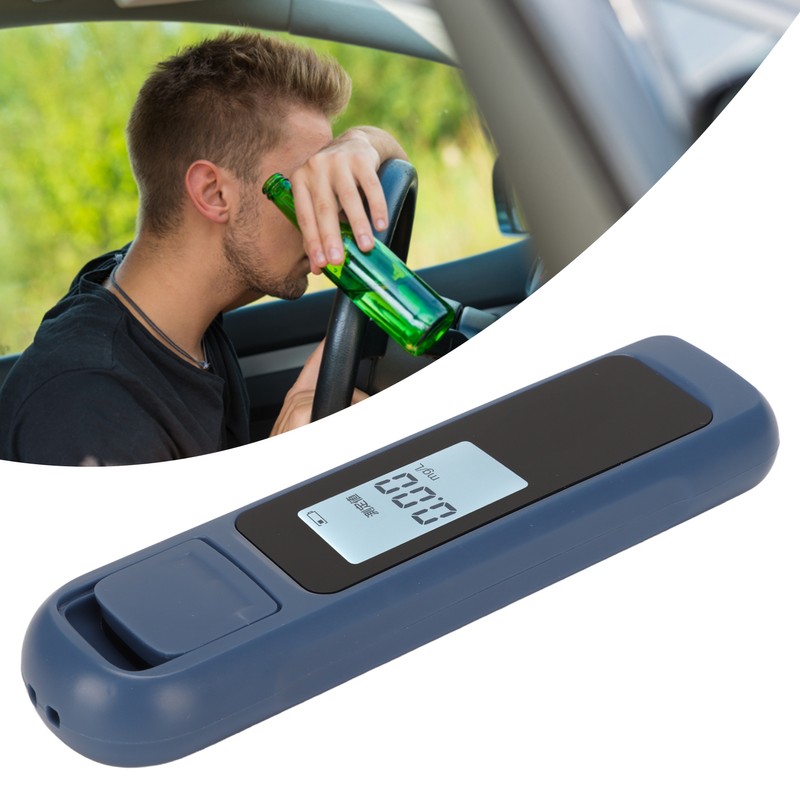 Alcohol Tester Compact Portable Contactless High Accuracy Digital LCD Screen