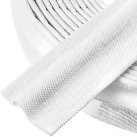 JZS Door Weather Stripping Soundproof Seal Strip Shaped Foam Kerf Weather Stripping Door Frame for Doors Windows, Slot Installation Seals Large Slot (White, 800cm)