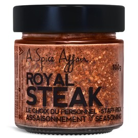 A Spice Affair's Royal Steak Seasoning - 100 g (3.5 oz) - Steak Seasoning, Steak Rub, Spice blend and Seasonings - Herbs, Spice Blends & Seasonings