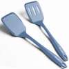 600˚F Heat Resistant Silicone Spatula Set, 13.6" Kitchen Spatula Turners