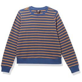 Dickies Womens Large Gauge Thermal Crew, Dark Denim, XL