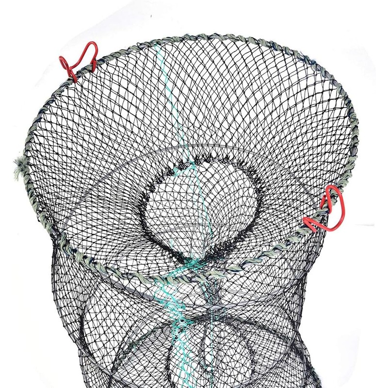 Tbest Red de Pesca con Diseño Plegable, 25-40 Cm