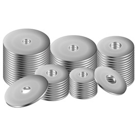 M8 Washers for Screws, 50 Pcs Penny Washers, 304 Stainless Steel Washers, Large Metal Washers, Flat Repair Washers for Bolts, Plain Round Lock Washers Spacers for Bolts Screws (M8 x 20-50PCS)