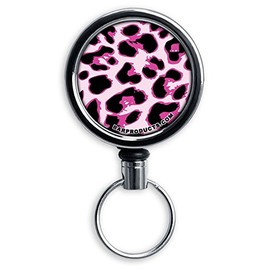 BarConic Mini Opener and Retractable Reel Set – Pink Cheetah