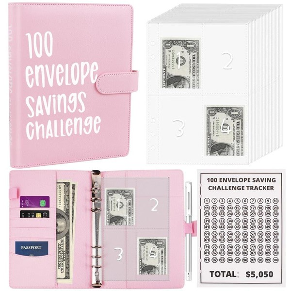 100 Envelopes Money Saving Challenge - A5 Money Saver Budget
