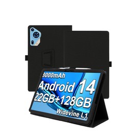 Case for SKYEGG K11 2024 Android 14 Tablet 10 Inch New Upgraded Version,WUNIAK Premium Leather Business Folio Stand Cover for Tablet,Black.