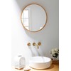 SITGES Gold Bathroom Faucet, Double Handle Wall Mount Bathroom Sink