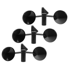 Sosoport 3pcs Anemometer Cup for Wind Speed Measurement Durable Wind Speed Measuring Device Portable Tool for Outdoor Activities Meteorological Monitoring